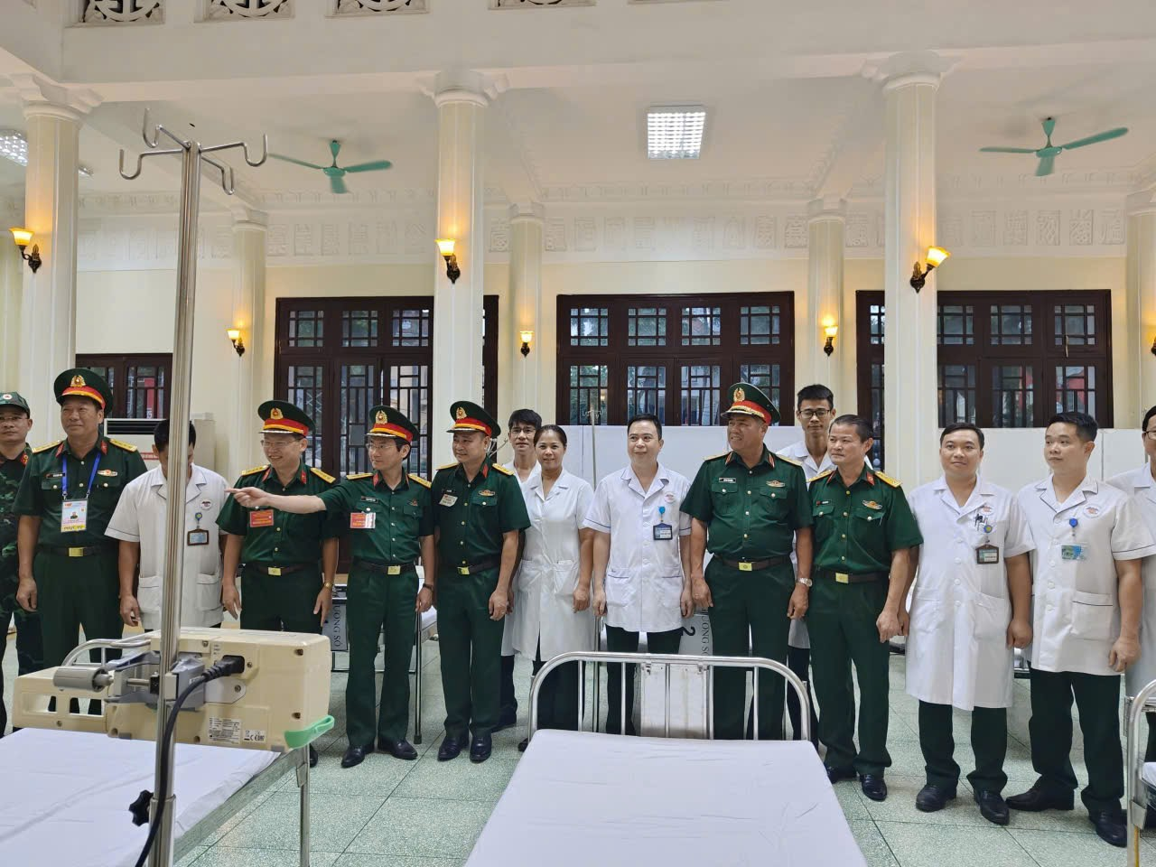 TRƯỜNG CAO ĐẲNG HẬU CẦN 1 THAM GIA BẢO ĐẢM QUÂN Y TRONG LỄ KỶ NIỆM 80 NĂM CÁCH MẠNG THÁNG TÁM THÀNH CÔNG  VÀ QUỐC KHÁNH 2/9
