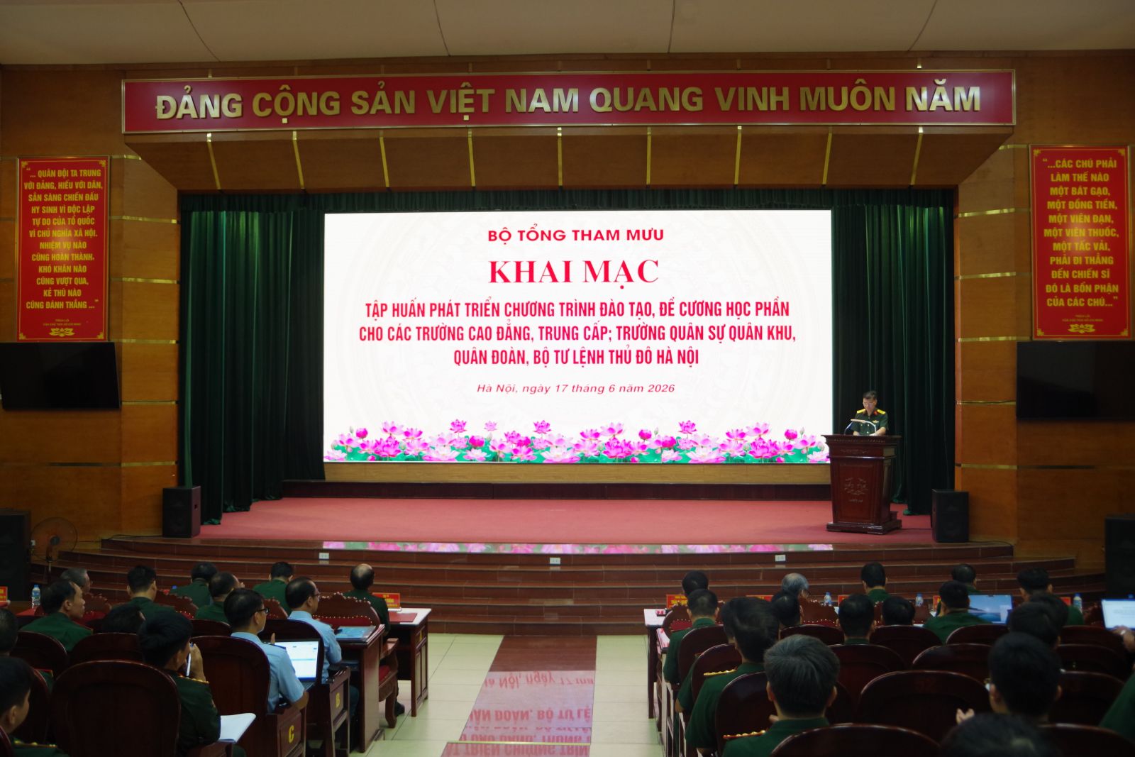 TRƯỜNG CAO ĐẲNG HẬU CẦN 1 ĐĂNG CAI TỔ CHỨC LỚP TẬP HUẤN PHÁT TRIỂN CHƯƠNG TRÌNH ĐÀO TẠO, ĐỀ CƯƠNG HỌC PHẦN