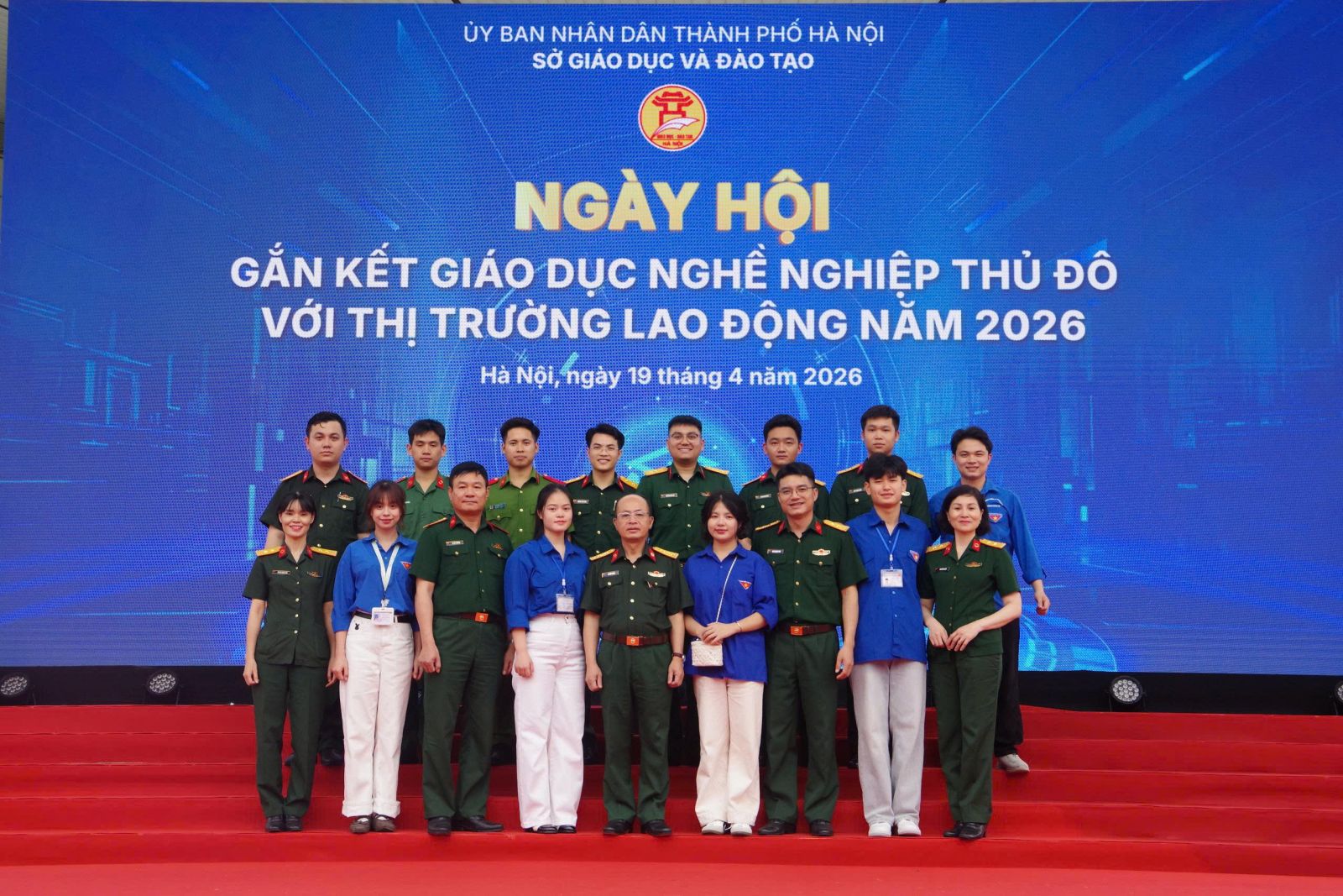 Trường Cao đẳng Hậu cần 1 tham gia Ngày hội gắn kết giáo dục nghề nghiệp Thủ đô với thị trường lao động năm 2026