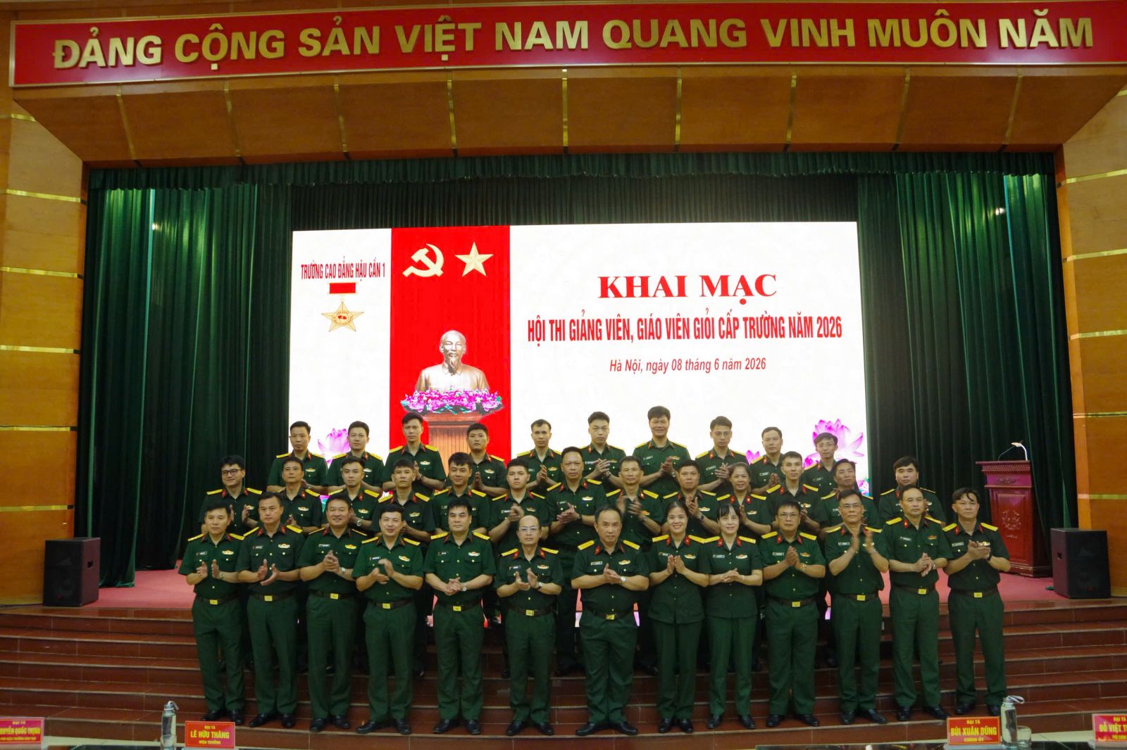 TRƯỜNG CAO ĐẲNG HẬU CẦN 1 TỔ CHỨC HỘI THI GIẢNG VIÊN, GIÁO VIÊN GIỎI CẤP TRƯỜNG NĂM 2026